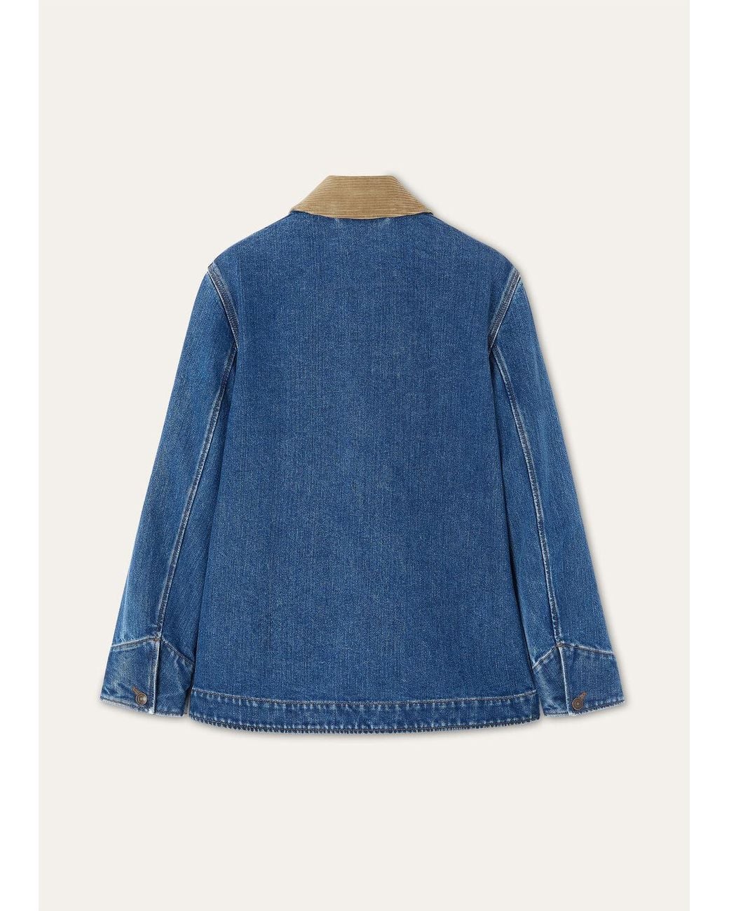 Loro Piana Blue Dean Field Denim Jacket