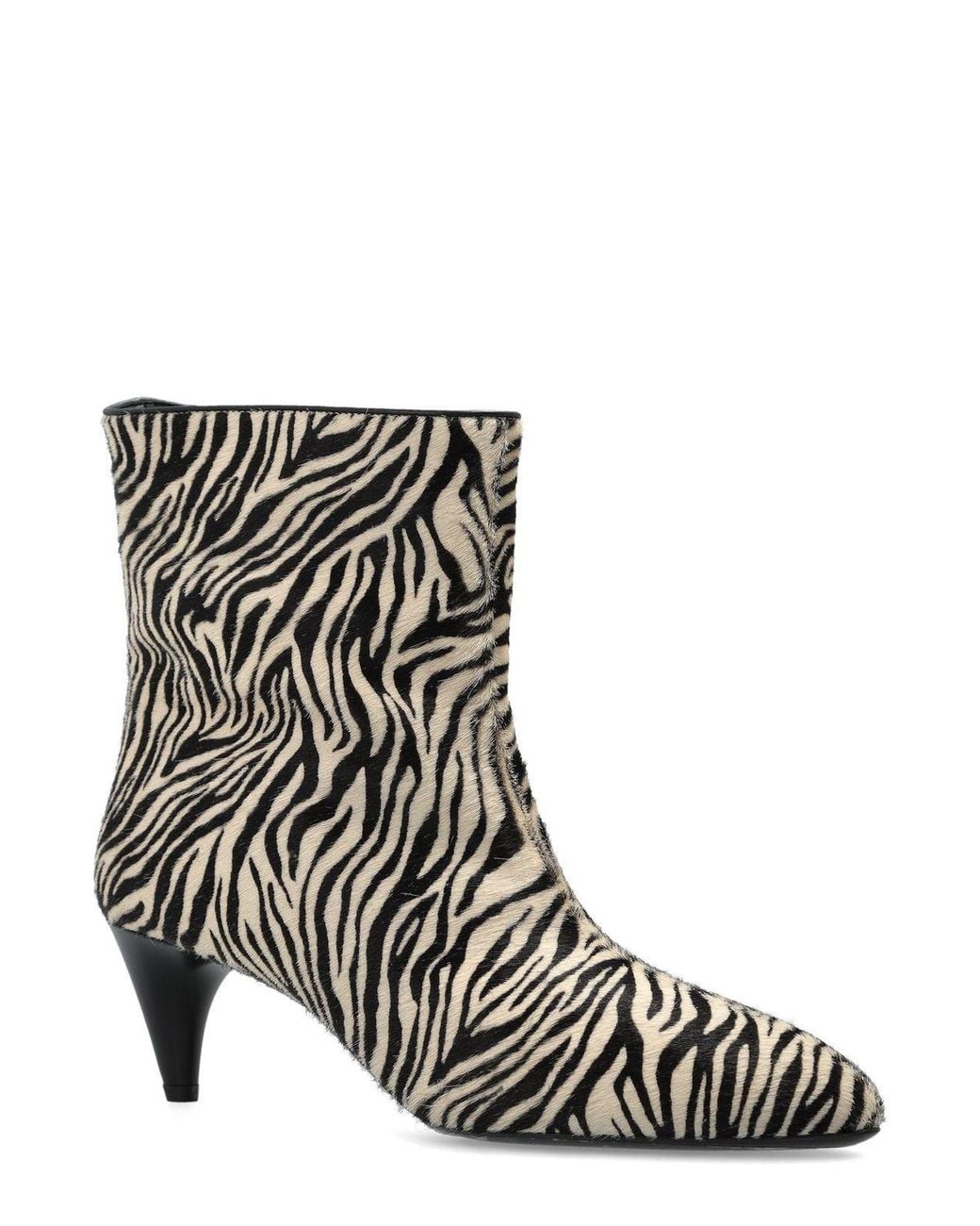 Isabel Marant Black Logo Ankle Boots