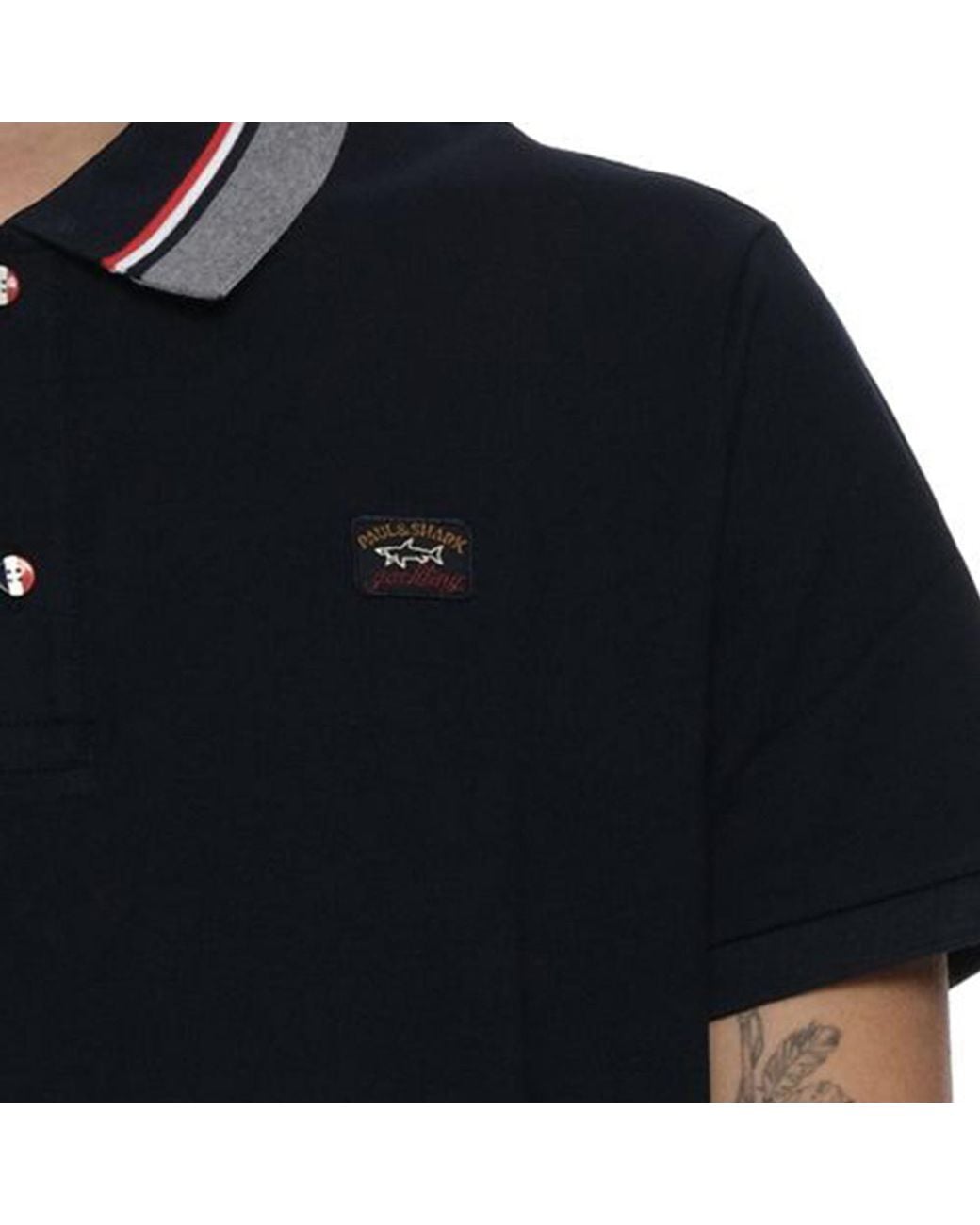 Paul & Shark Blue Save The Seas Polo Shirt for men