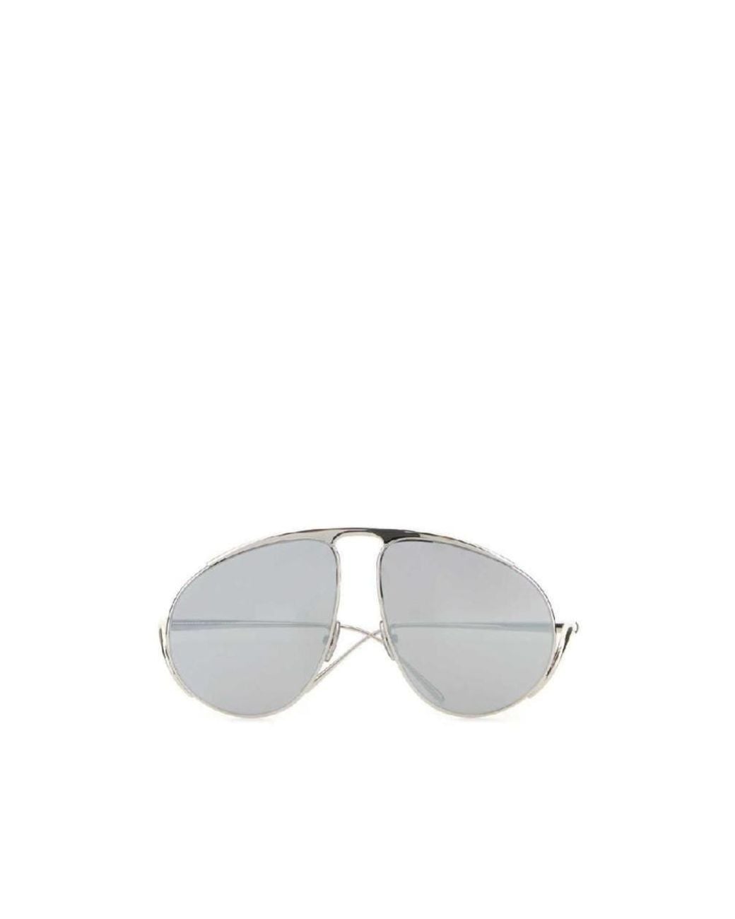Loewe Metallic Hillock Aviator Frame Sunglasses