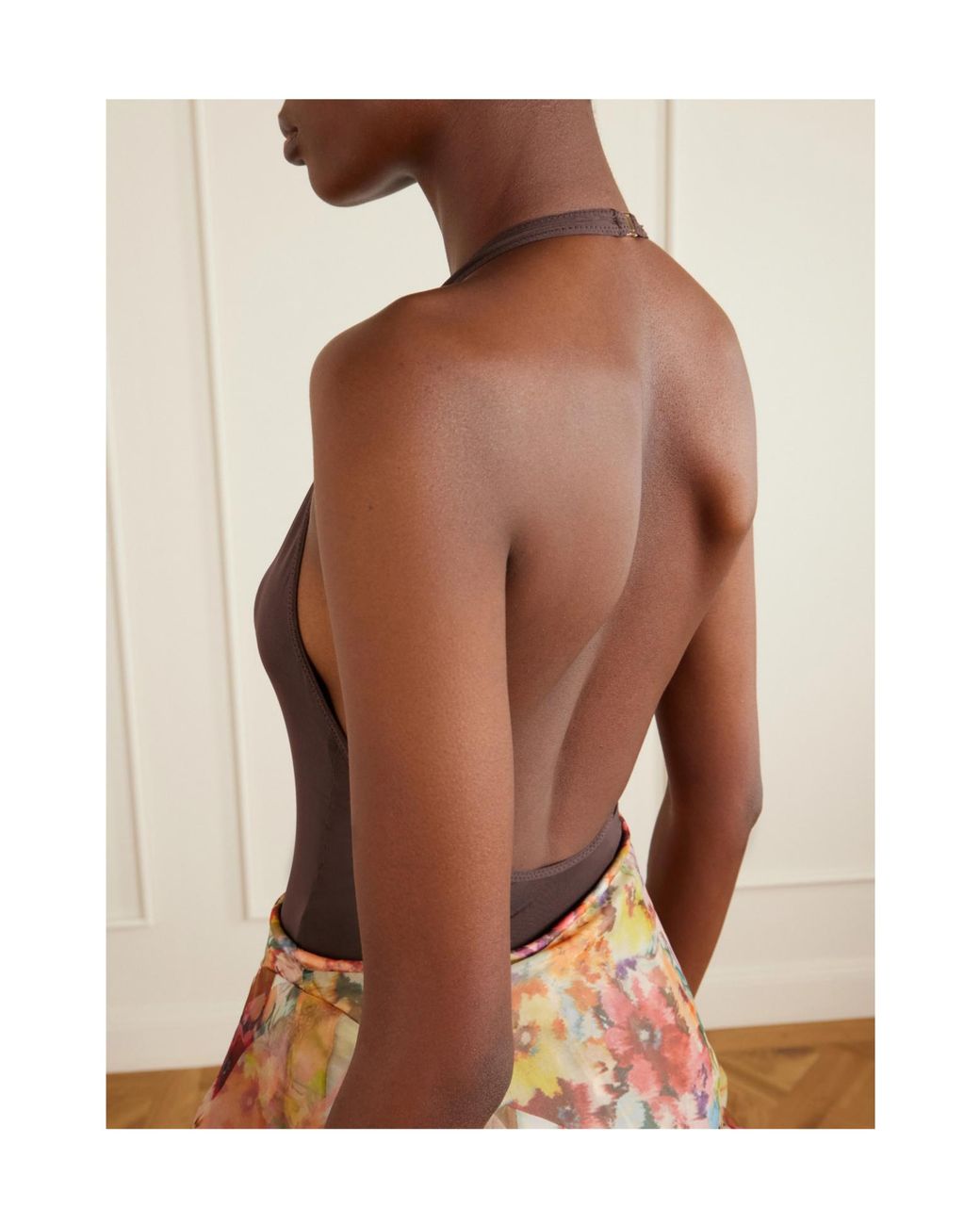 Zimmermann Black Luna Halterneck Bodysuit
