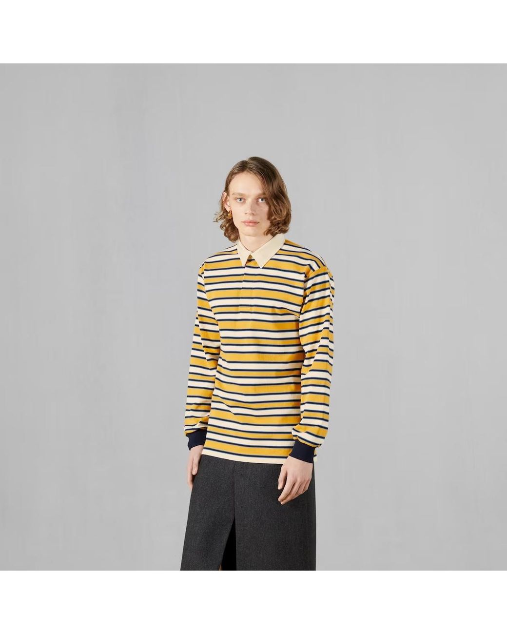Gucci Multicolor Striped Polo Shirt for men