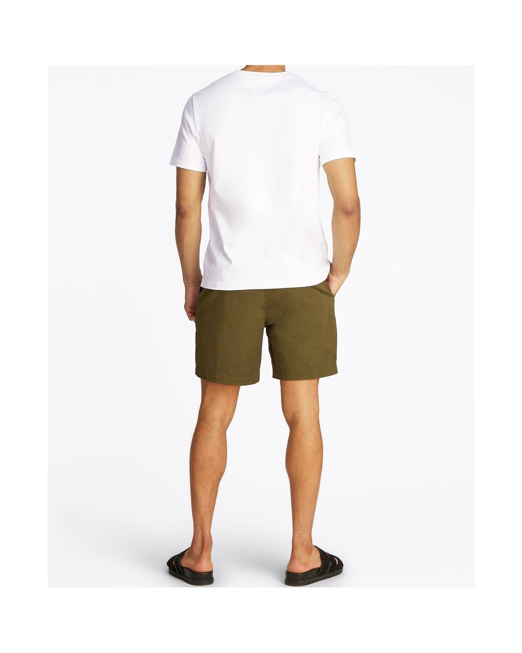 Tommy Hilfiger White Logo Short Sleeve T-Shirt for men