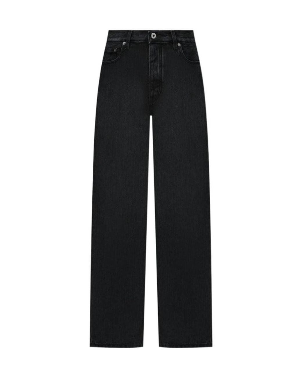 Off-White c/o Virgil Abloh Black Logo Patch Tapered Jeans for men