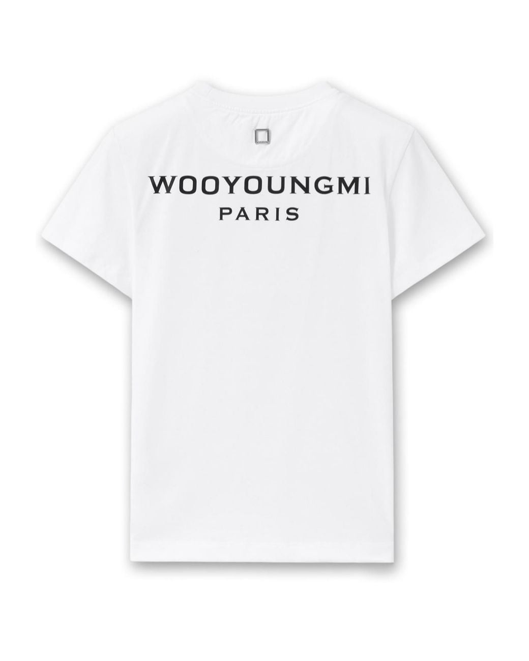 Wooyoungmi White Logo Crew Neck T-Shirt