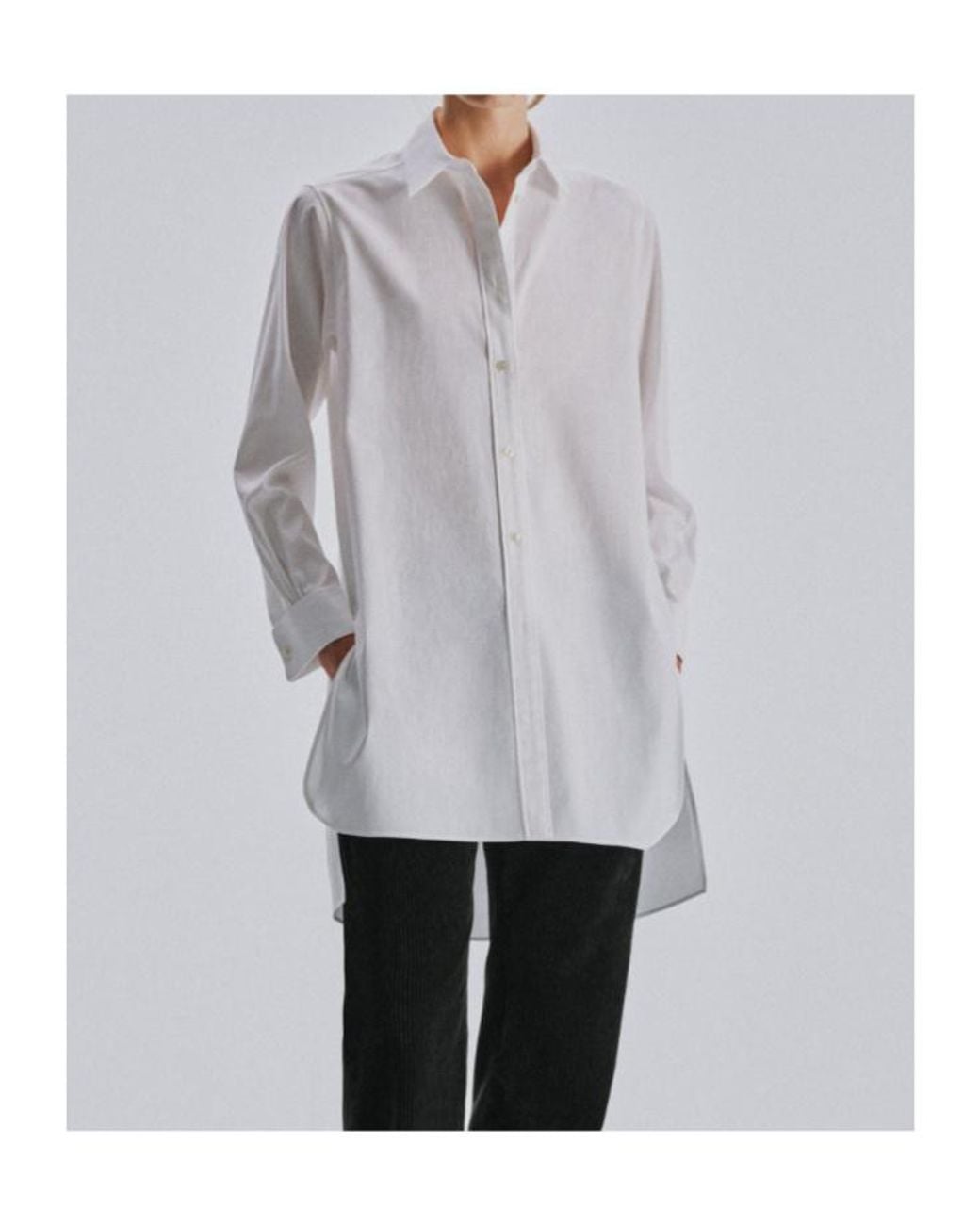 The Row White Clemente Shirt