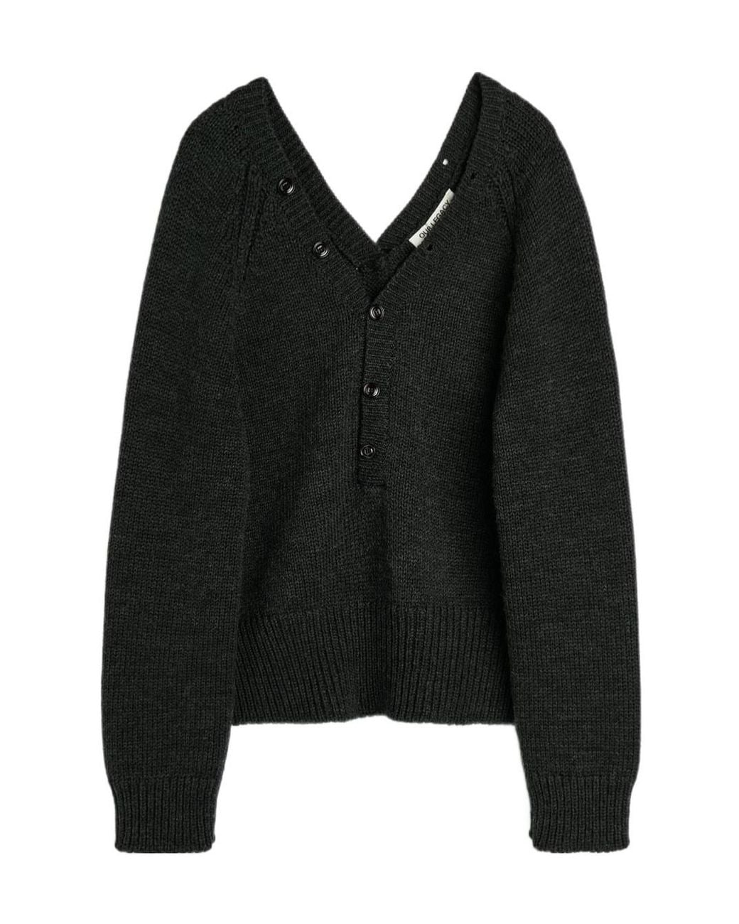 Our Legacy Black Country Henley Cardigan