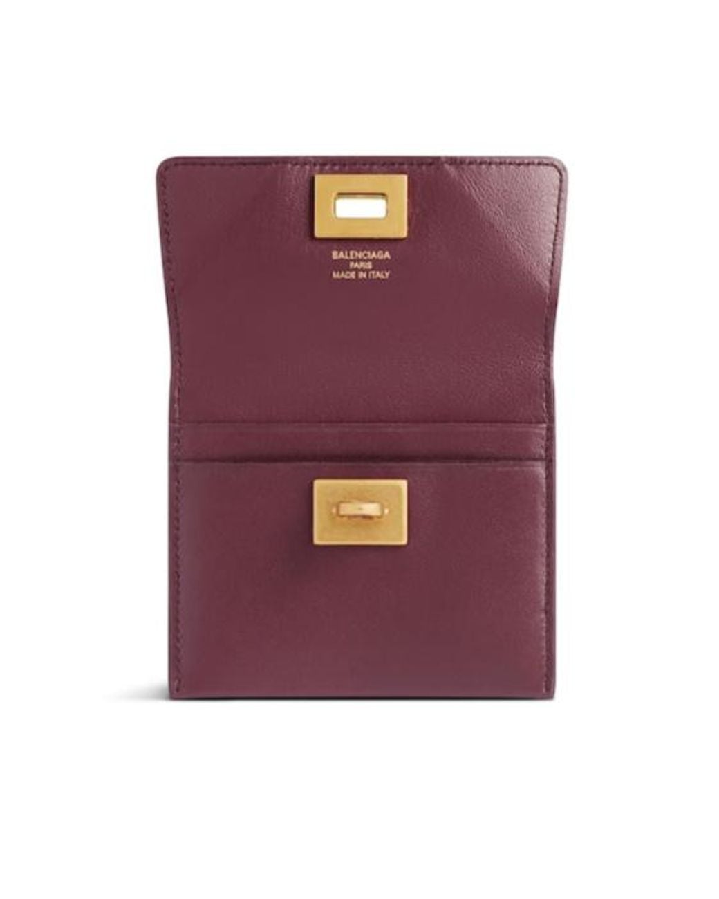 Balenciaga Purple Rodeo Card Holder With Flap