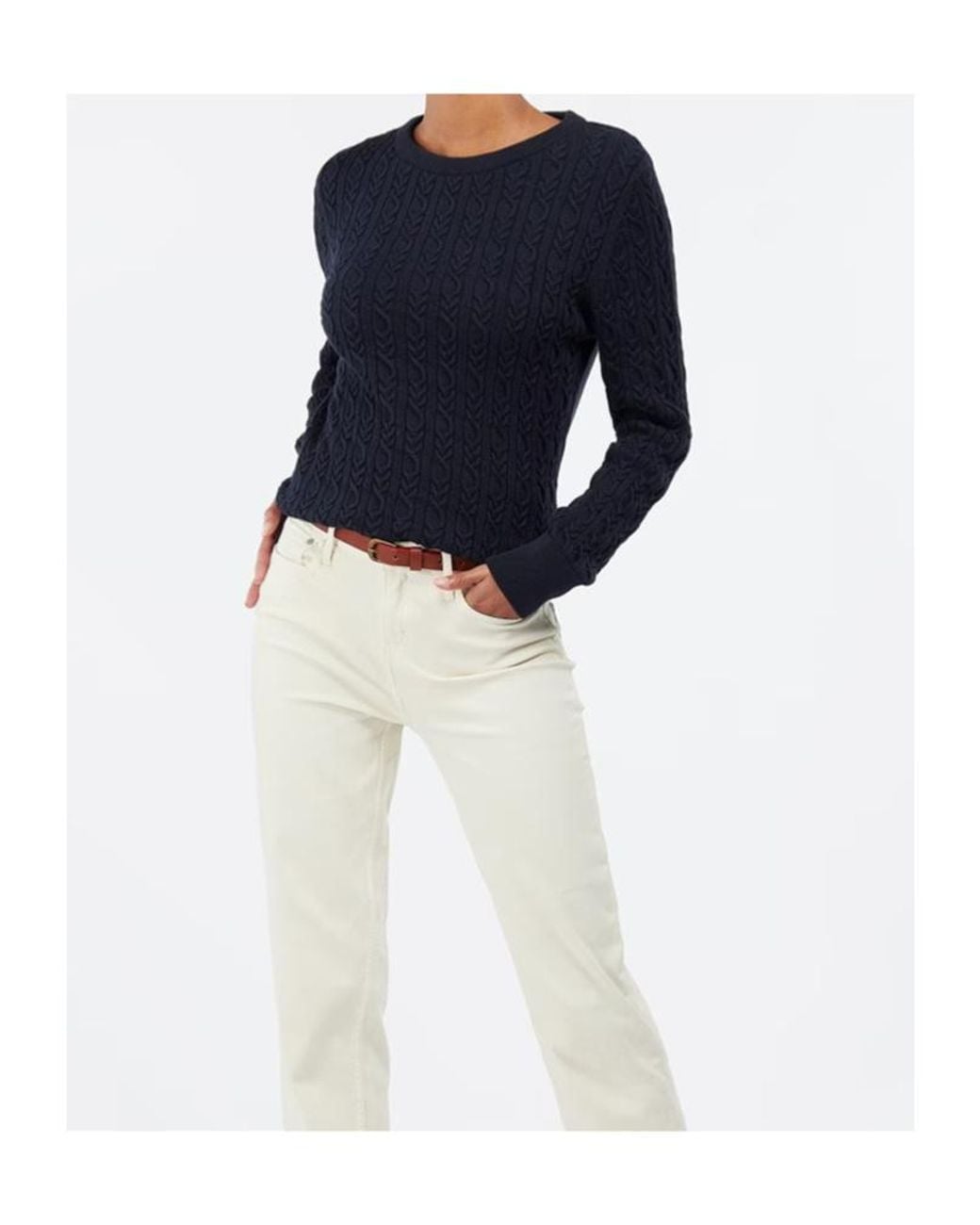 Barbour Blue Hampton Knit Sweater