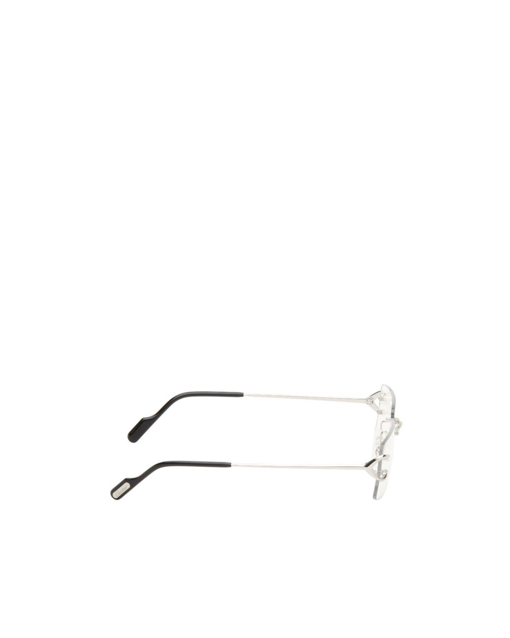 Cartier White Core Range Frameless Plano Lenses for men