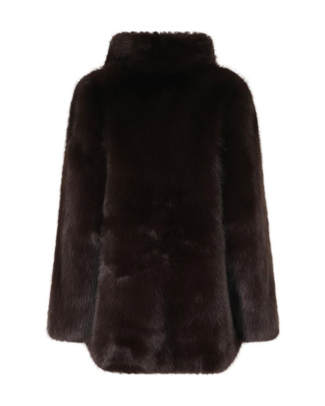 GIUSEPPE DI MORABITO Black Straight Hem Long-Sleeved Coat