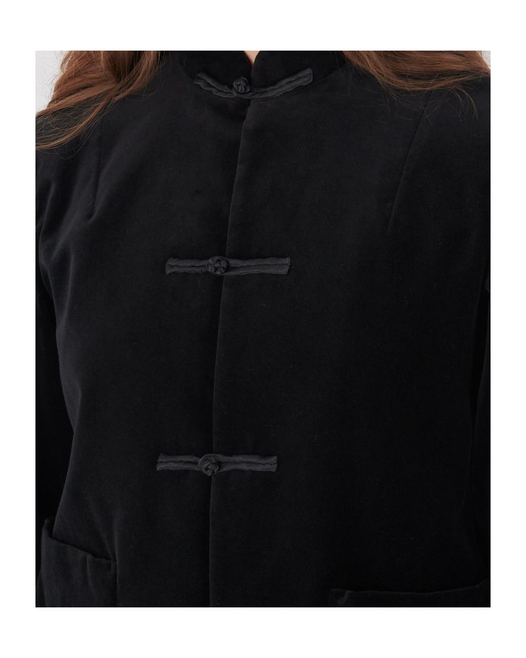 Comme des Garçons Black Long-Sleeved Casual Jacket