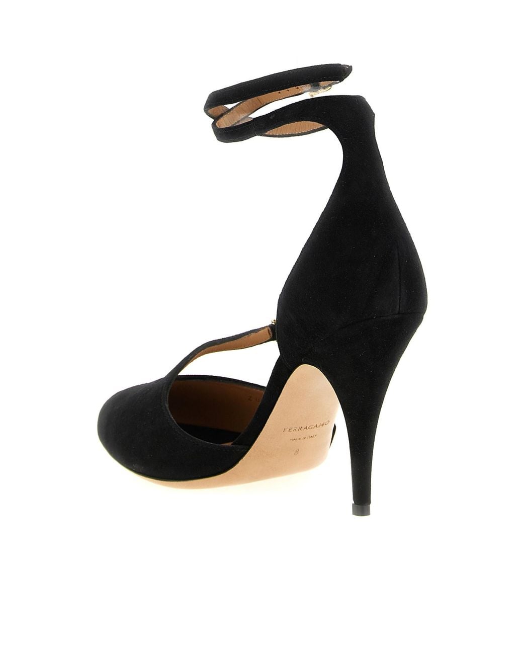 Ferragamo Black 'Molly' Sandals