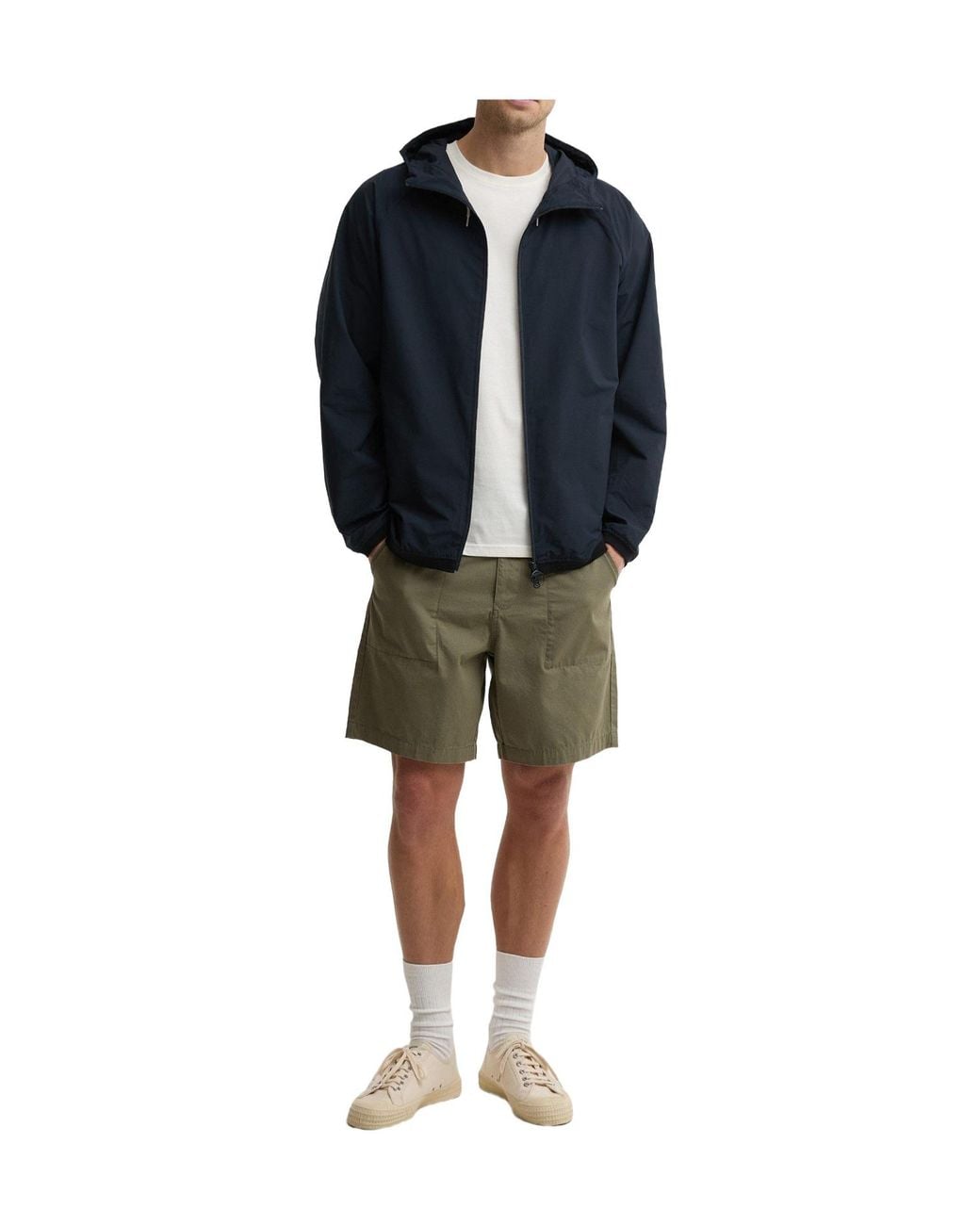 Barbour Blue Rainproof Pullover Jacket for men