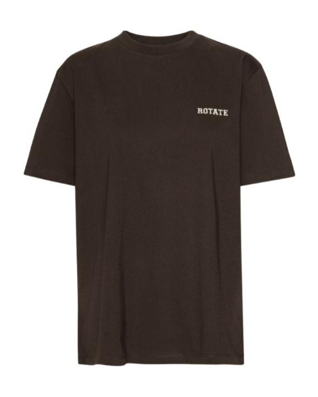 ROTATE BIRGER CHRISTENSEN Black Logo T-Shirt