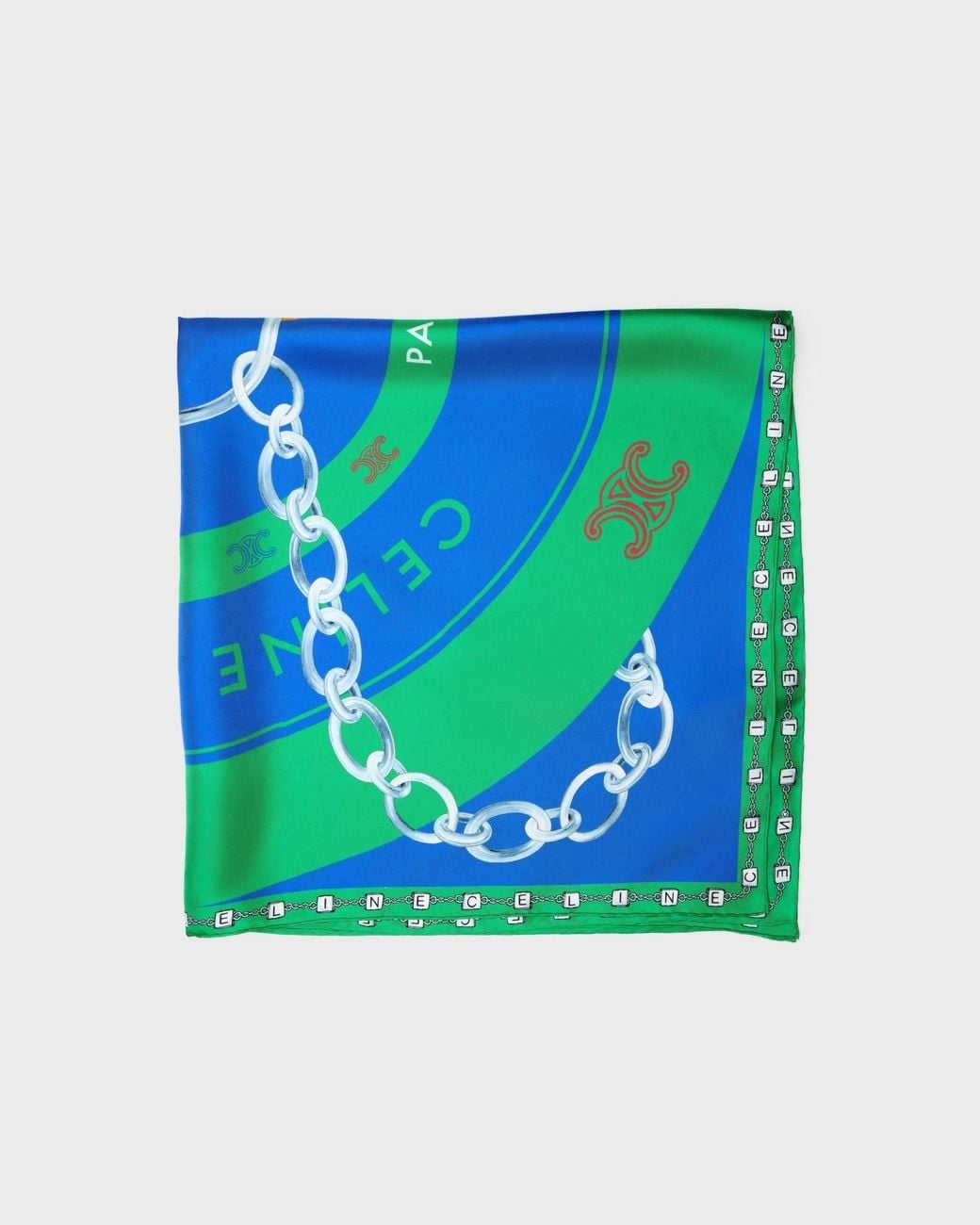 Céline Blue Bullseye Foulard, 90