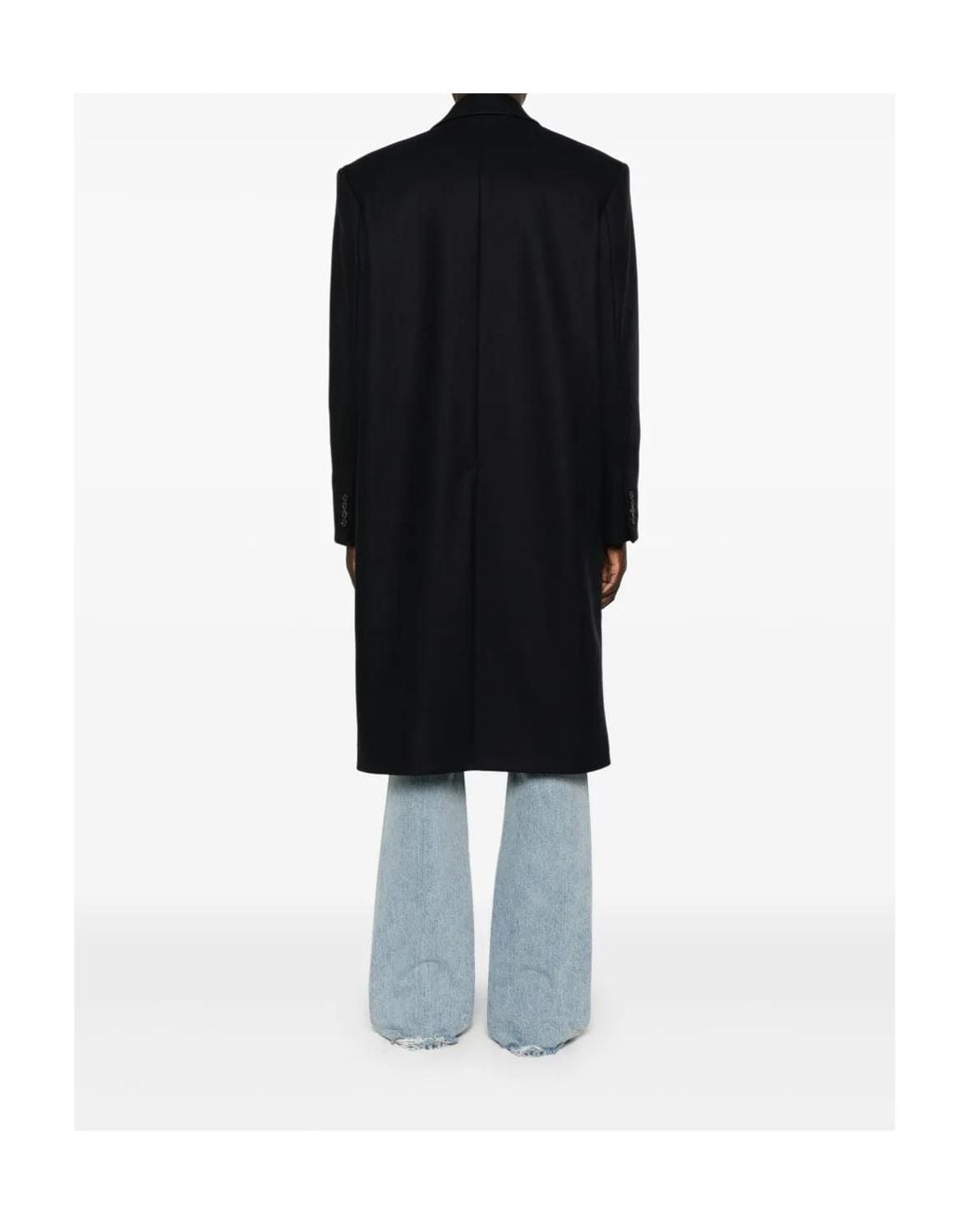 Y. Project Black Double-Front Coat