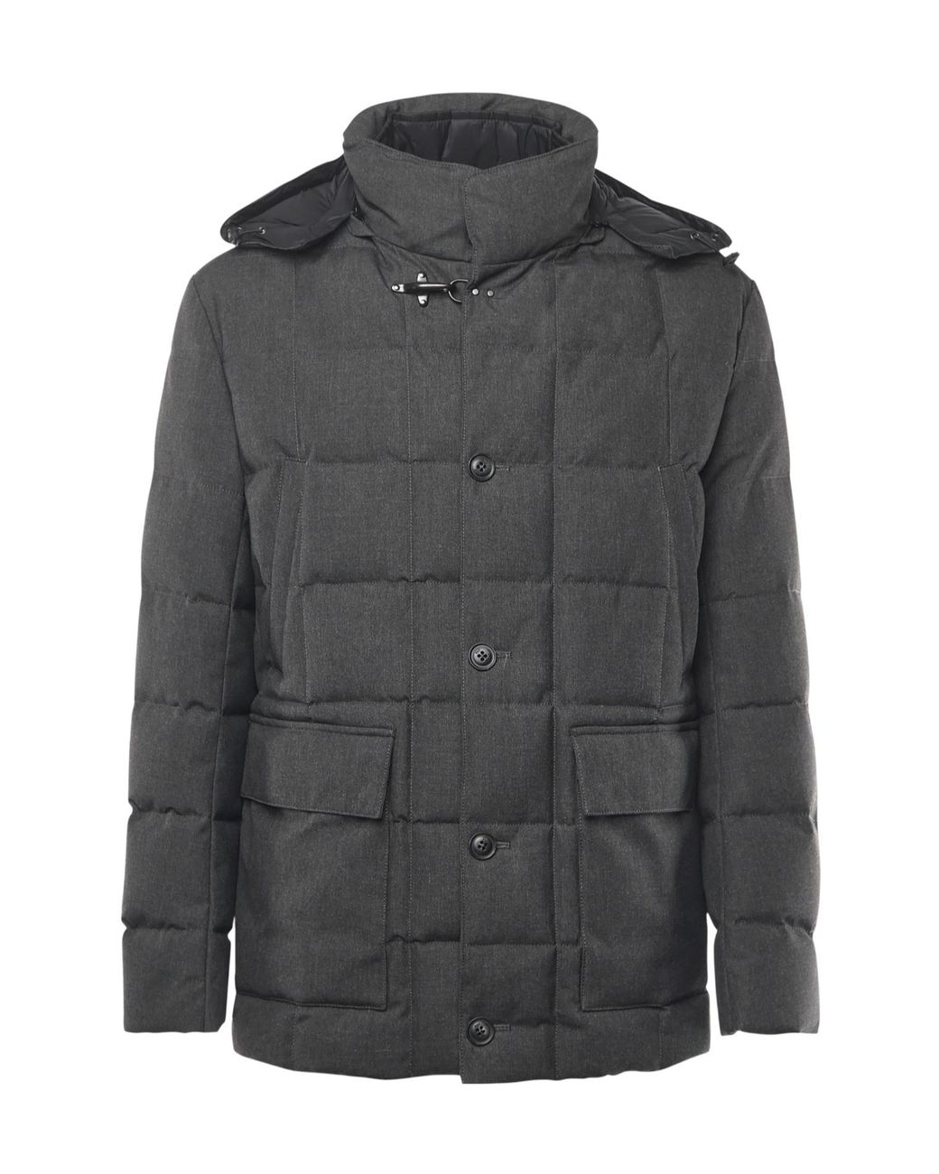 Fay Gray Removable Hood Canvas Coat for men