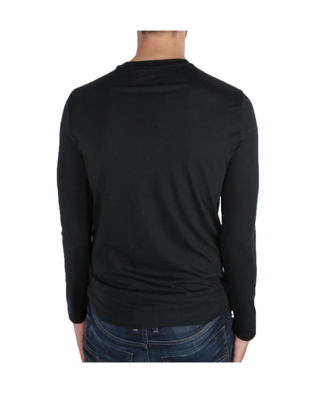 Armani Jeans Black Logo T-Shirt for men