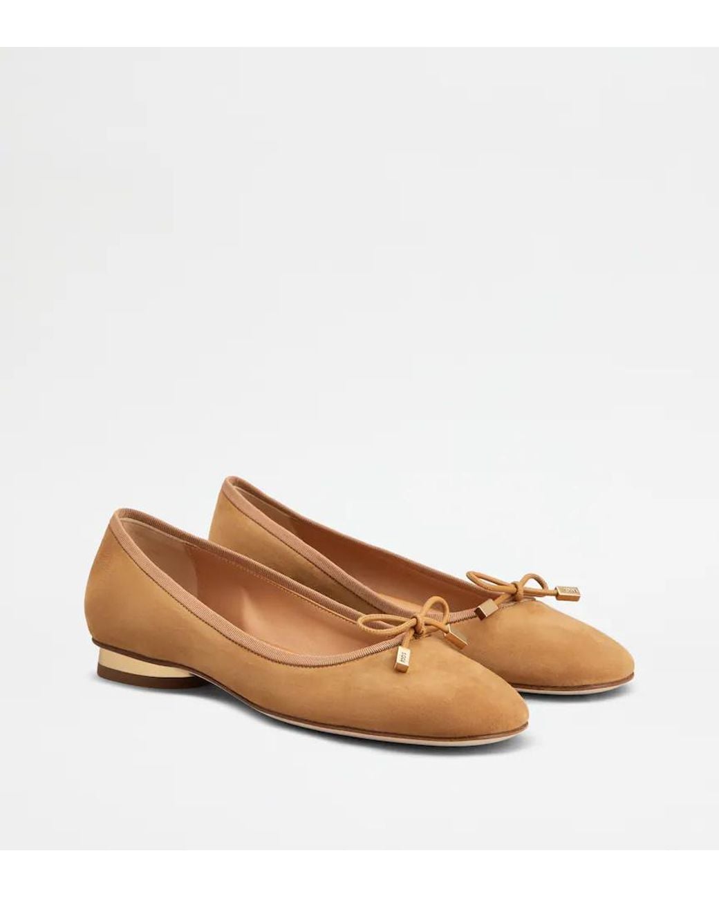 Tod's Brown Ballerinas