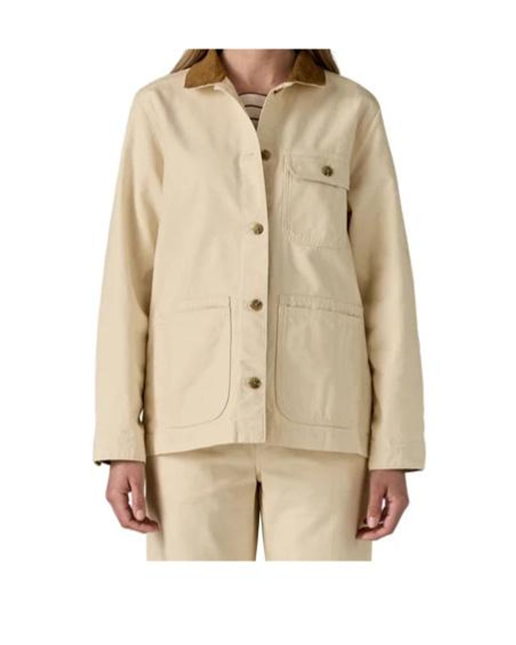 Patagonia Natural Stand Up Button-Front Jacket