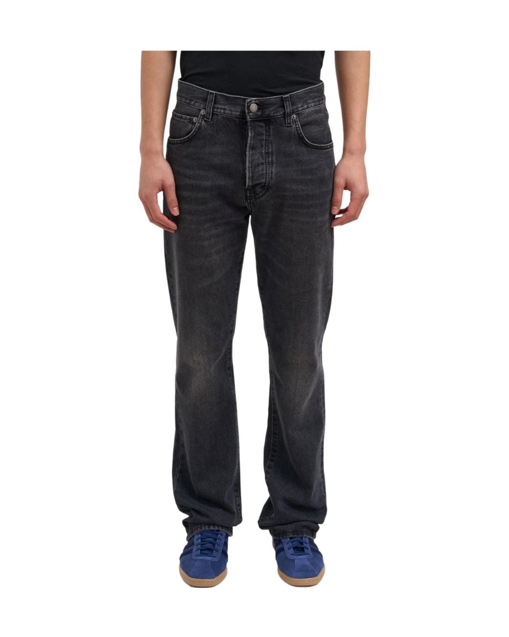 Haikure Black Logo Jeans for men