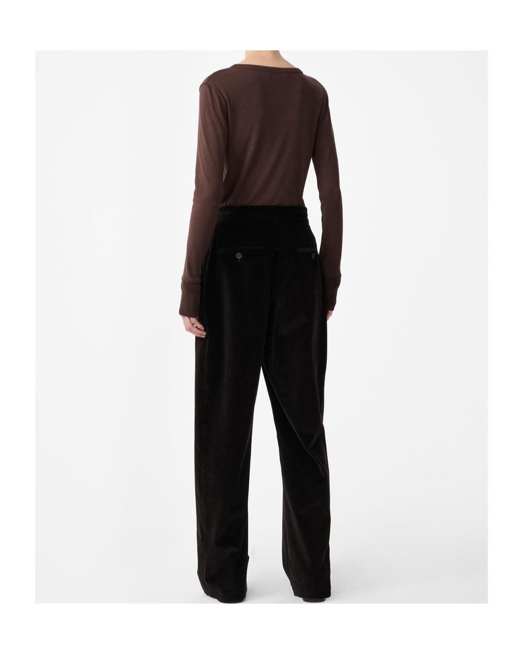 Studio Nicholson Brown Grange Relaxed Pants