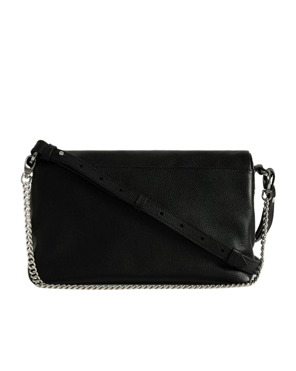 Zadig & Voltaire Black Rocky Ii Chain Shoulder Bag