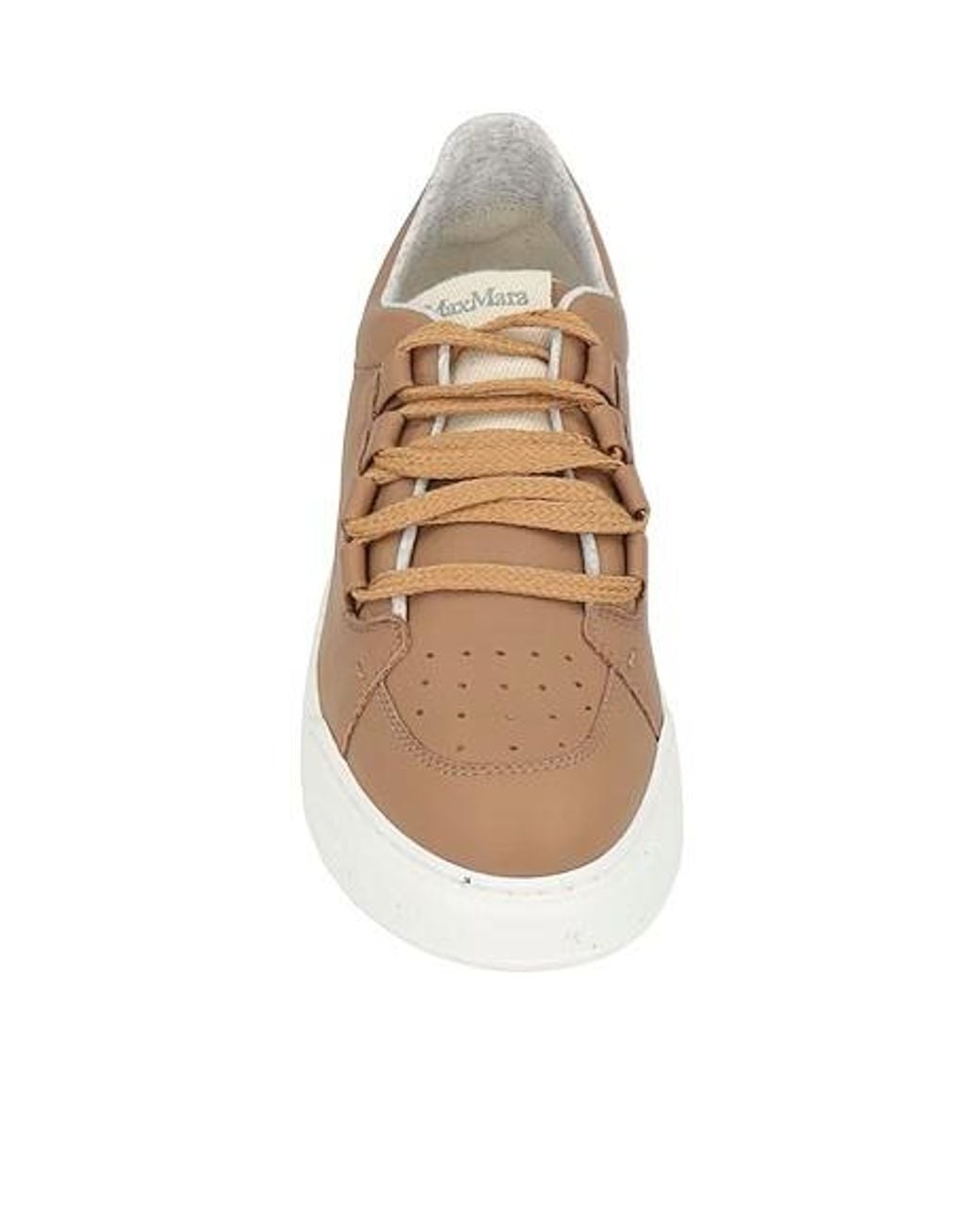 Max Mara Brown Plain Colour Trainers