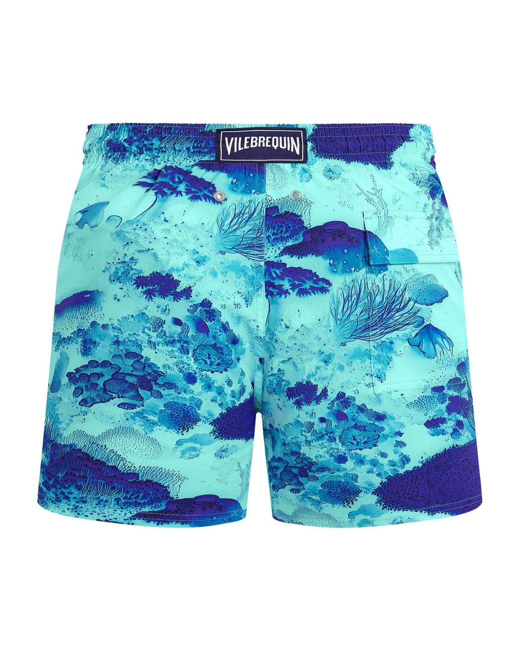 Vilebrequin Blue Moorise Printed Swim Shorts for men