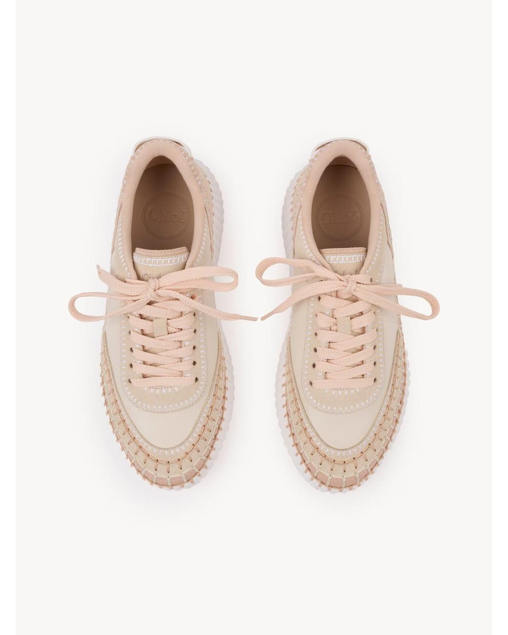 Chloé Pink Nama Sneaker