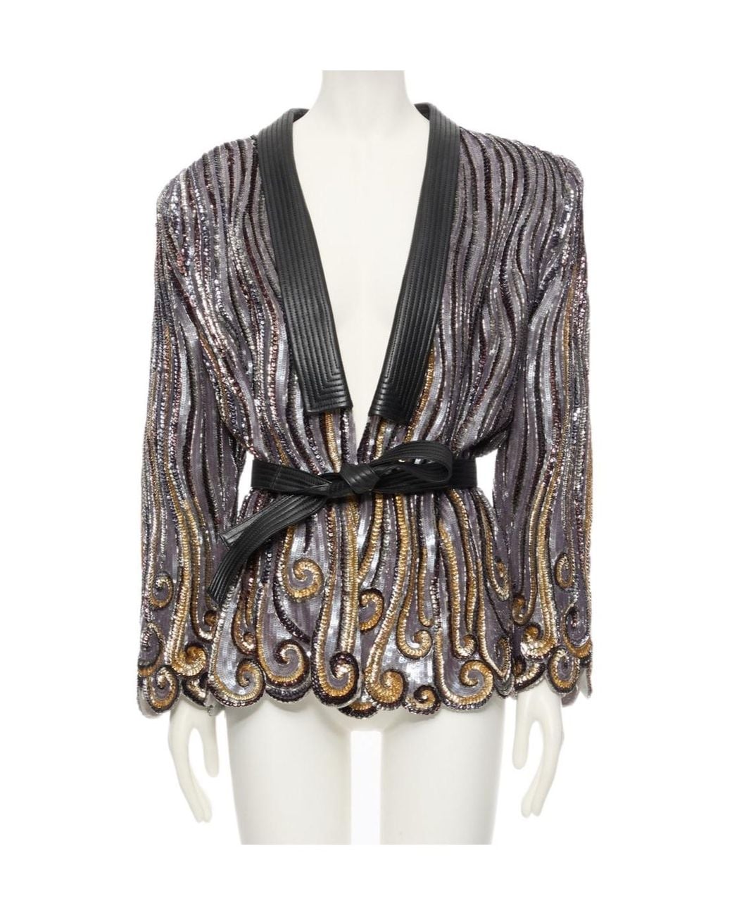 Valentino Black Long-Sleeved Jacket