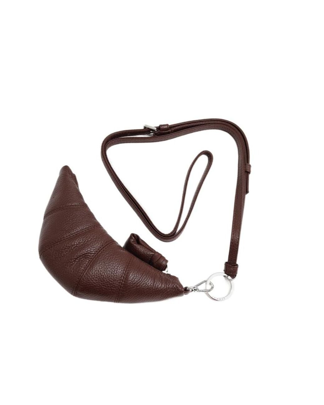 Lemaire Brown Cross-Body Croissant Coin Purse