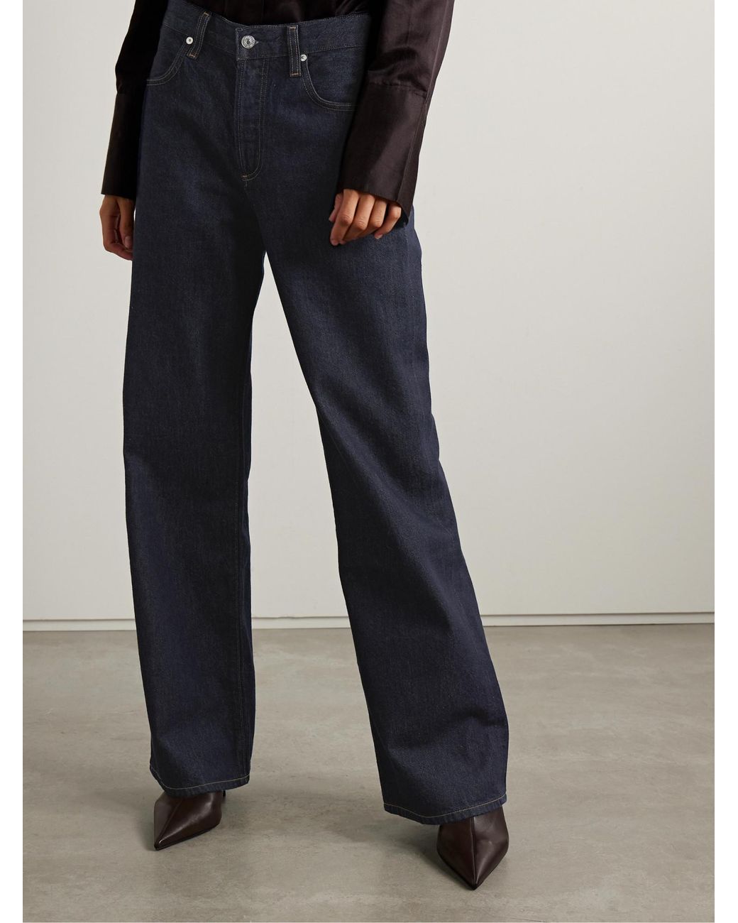 Citizens of Humanity Blue Annina Wide-Leg Jeans