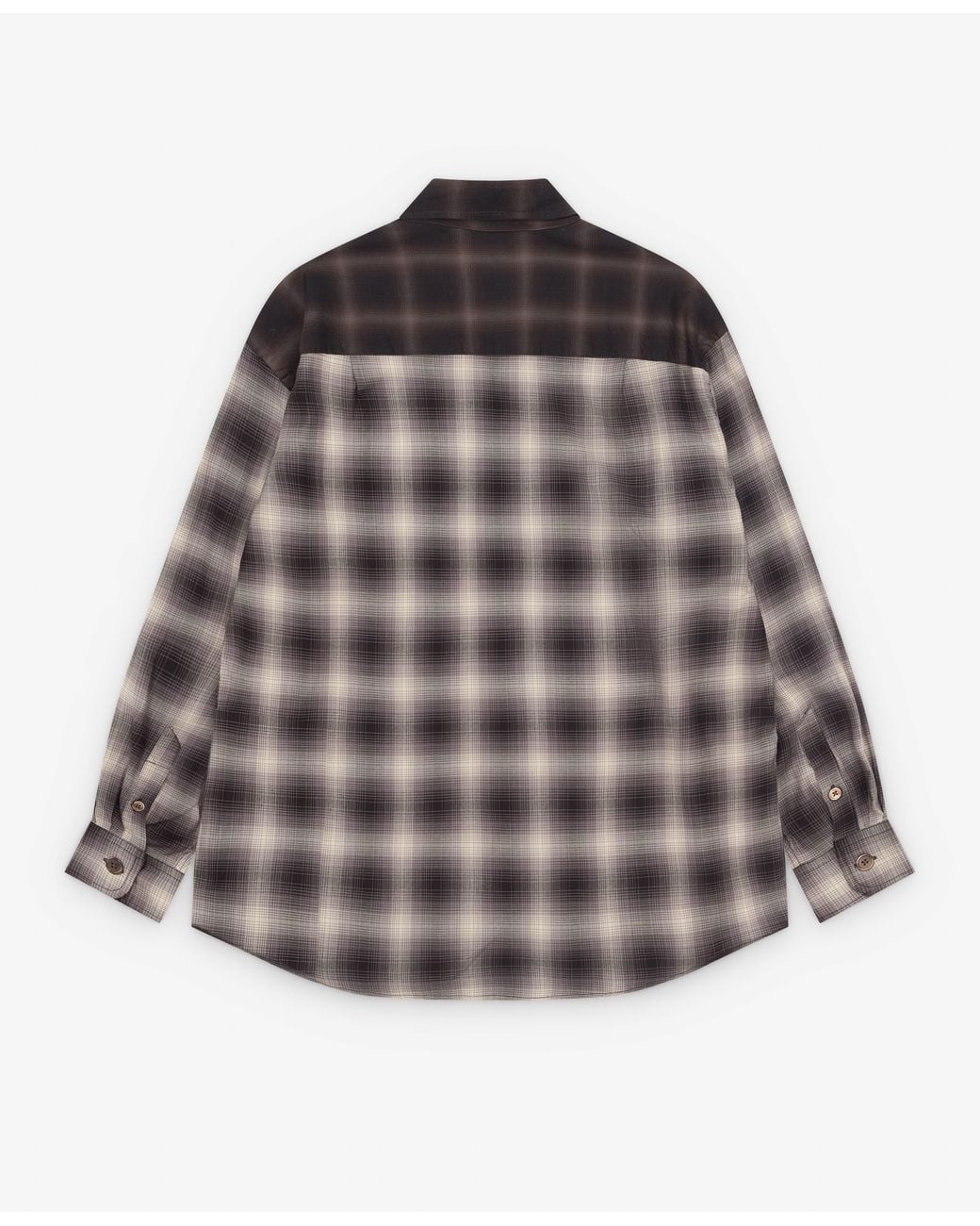 Our Legacy Gray Favourite Check-Print Shirt