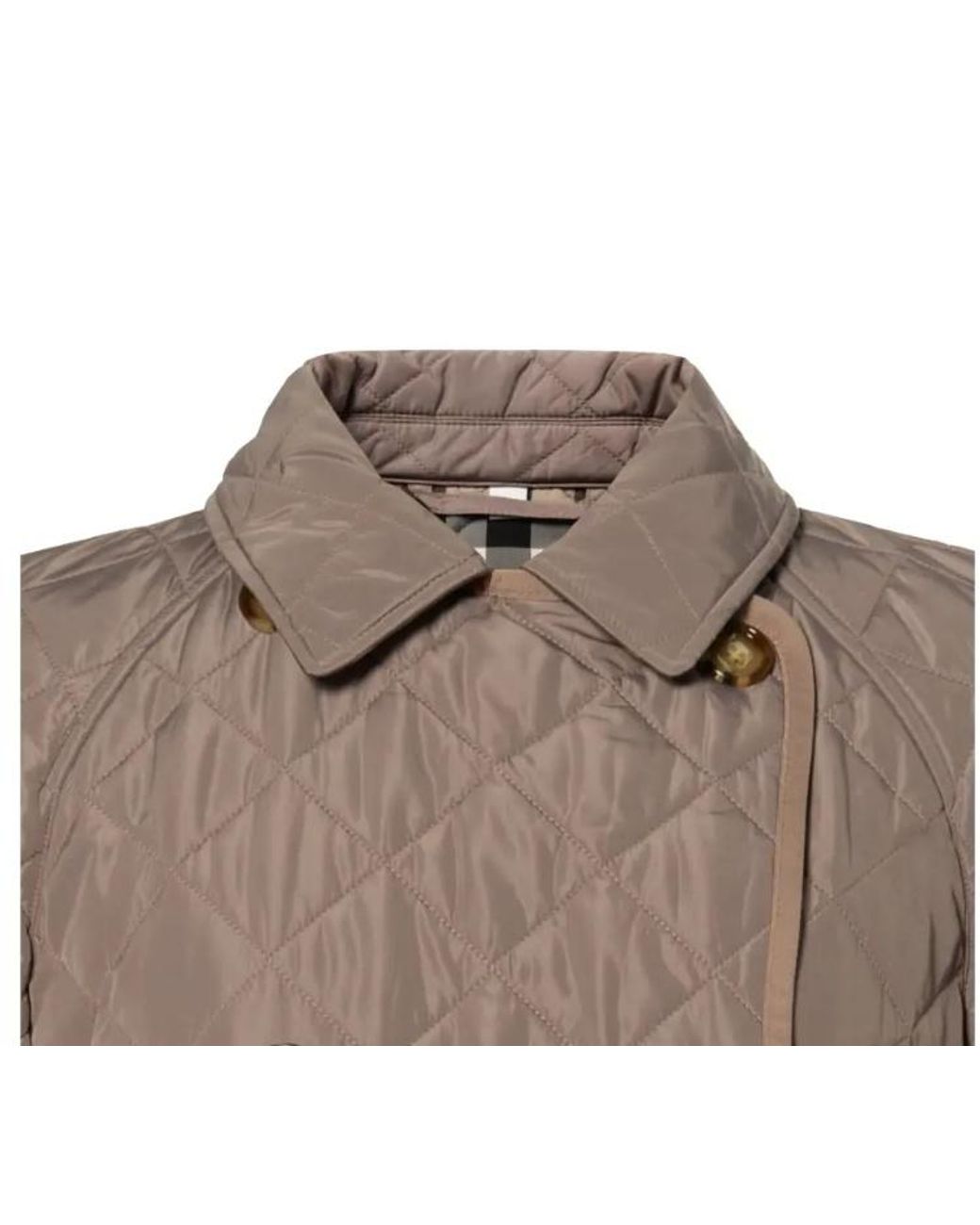 Burberry Brown Quilted Coat