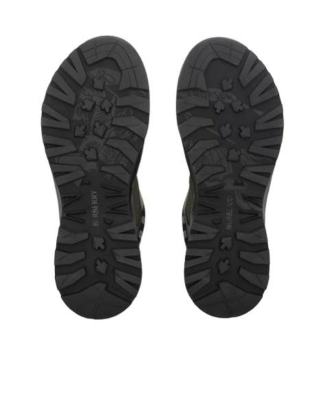 Burberry Multicolor Check And Mesh Discover Sneakers for men
