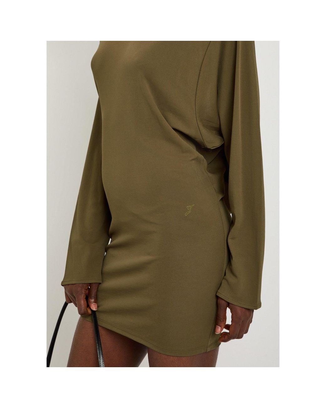 Jacquemus Green Loose Backless Dress