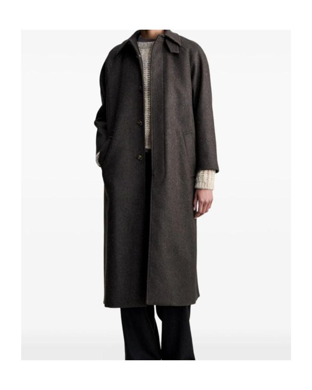 A.P.C. Black Long-Sleeved Coat