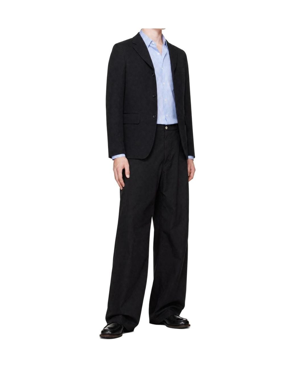 Comme des Garçons Blue Long-Sleeve Blazer for men