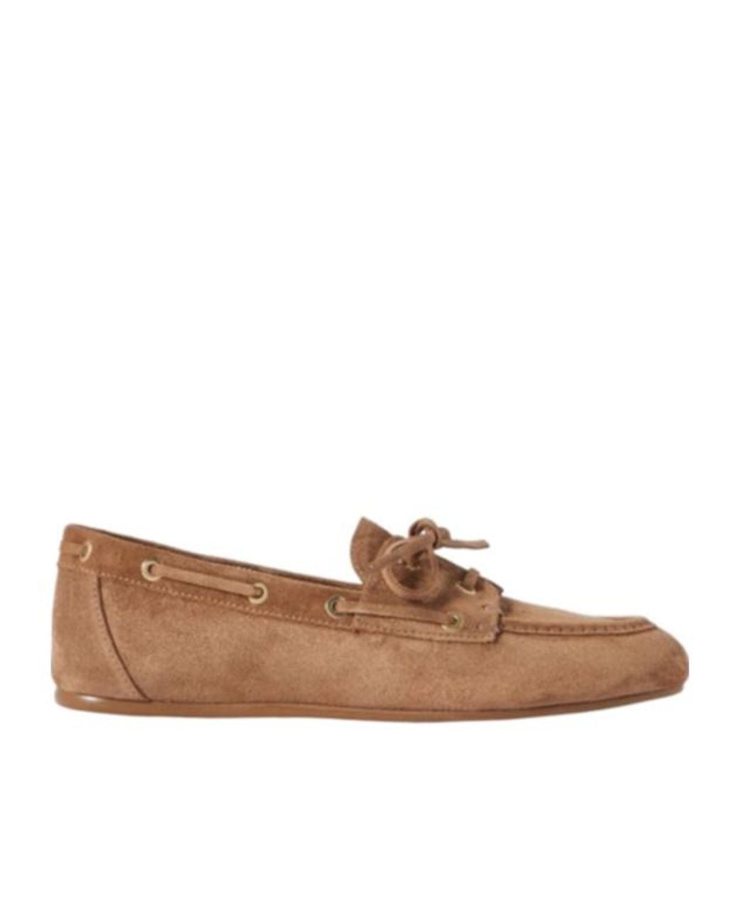 Stuart Weitzman Brown Tinsley Moccasin
