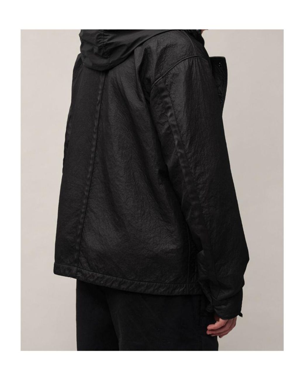 C P Company Green Bi-Face Reversible Hooded Jacket for men