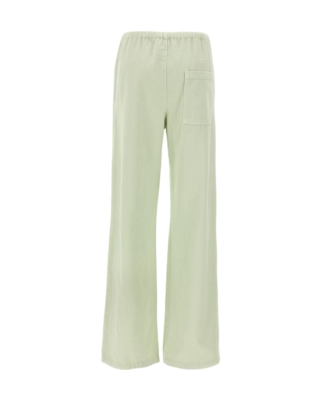 MM6 by Maison Margiela Green Drawstring Wide-Leg Pants