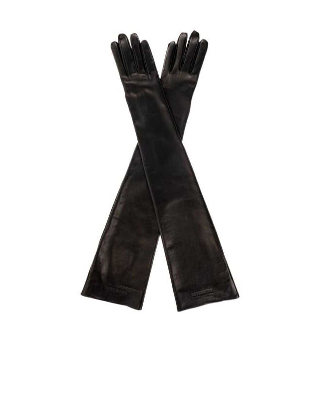 Balenciaga Red Split-Toe Gloves
