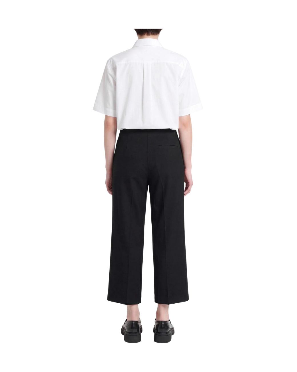 Balenciaga Black Loose Straight-Leg Pants