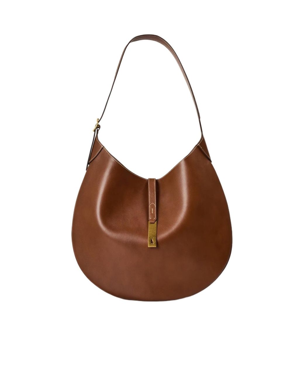 Polo Ralph Lauren Brown Logo Shoulder Bag