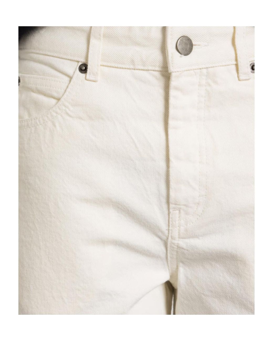 Soeur White Harrison High-Rise Wide-Leg Jeans