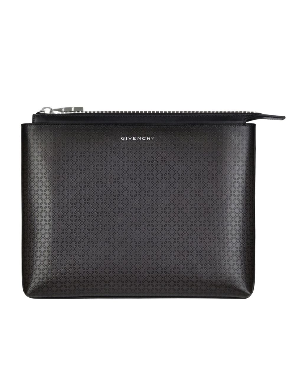 Givenchy Black Logo Detailed Zipped Travel Pouch for men