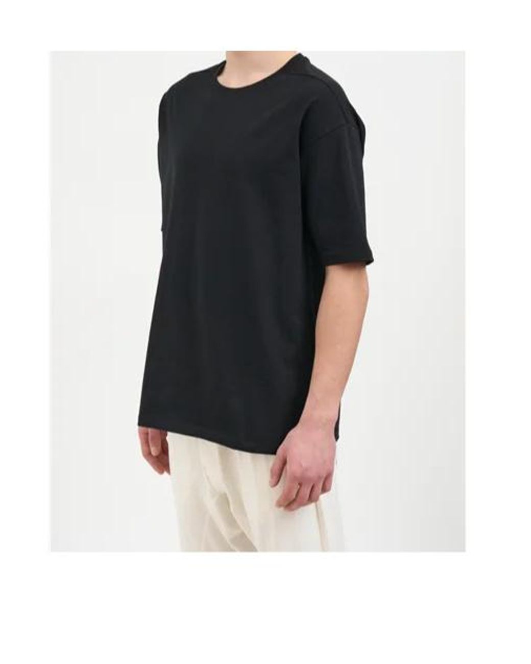 Thom Krom Black T-Shirt for men