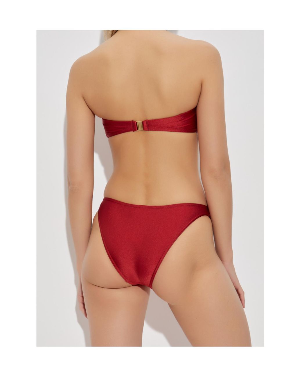 Zimmermann Red Triangle Bikini Top